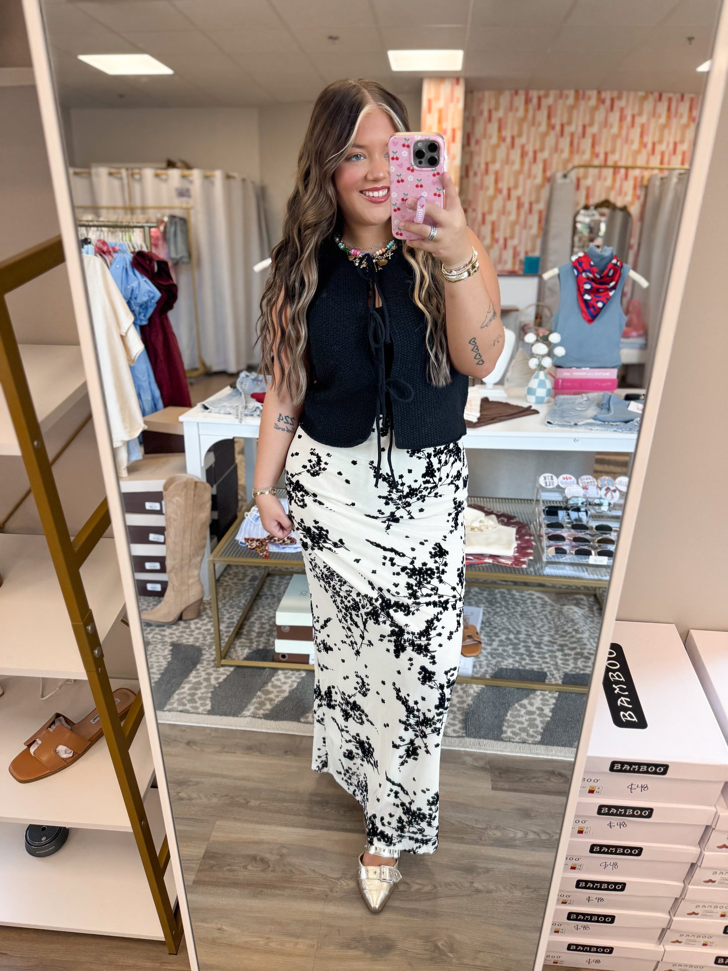 Francis Maxi Skirt- Cream