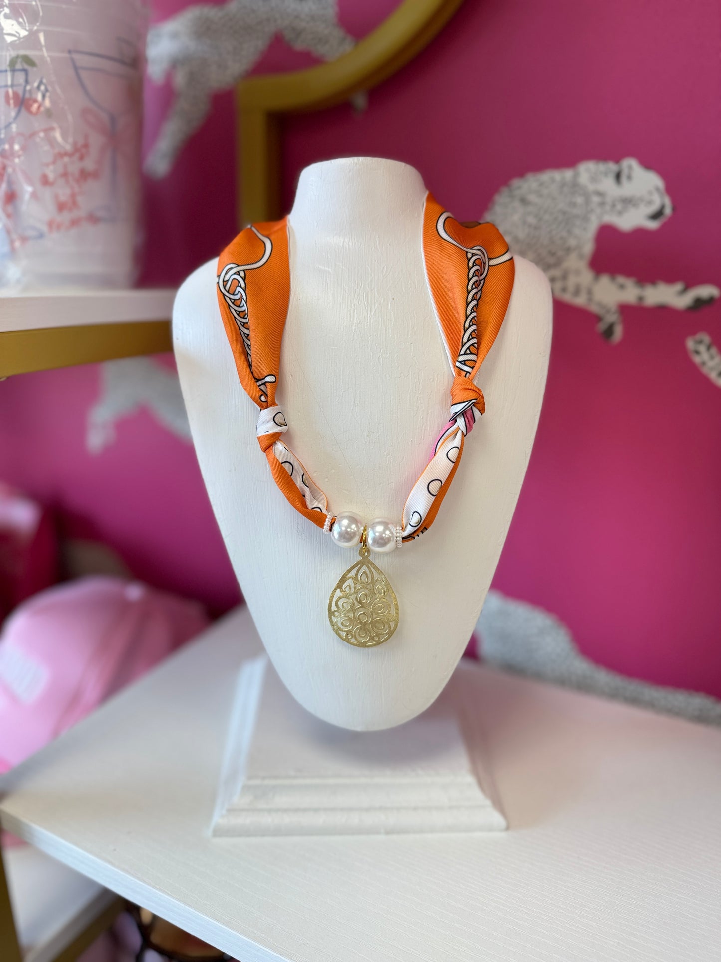 Scarf Necklace #6