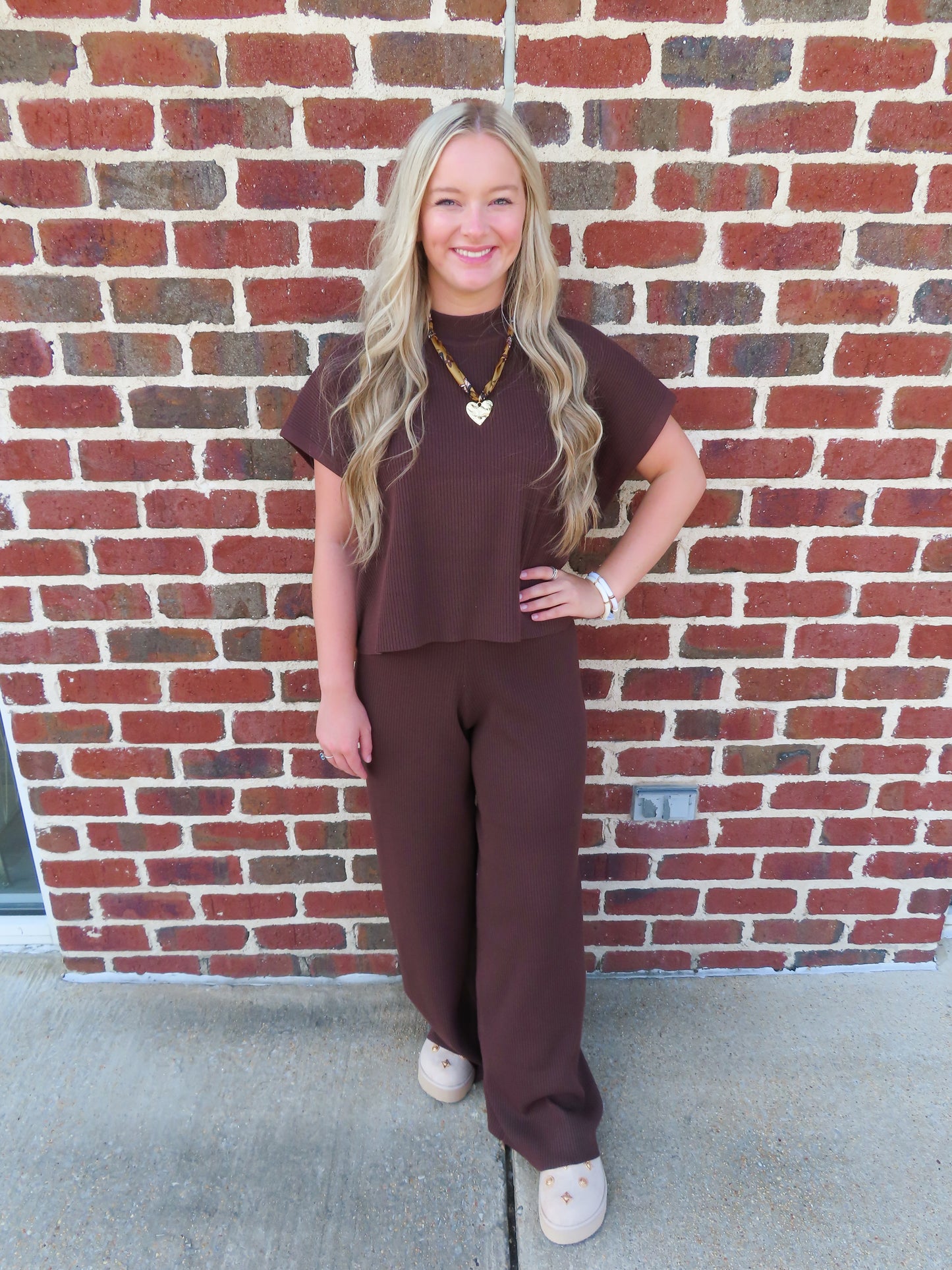 Courtney Set- Brown
