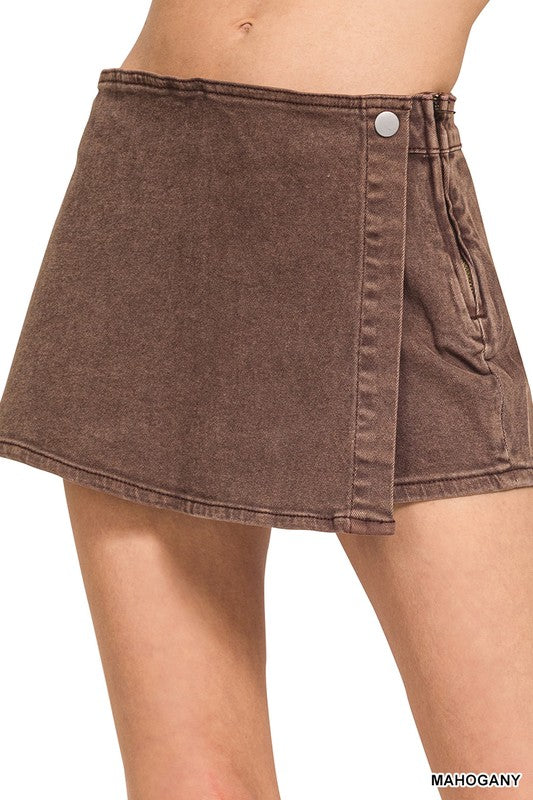 Lexi Skort- Mahogany