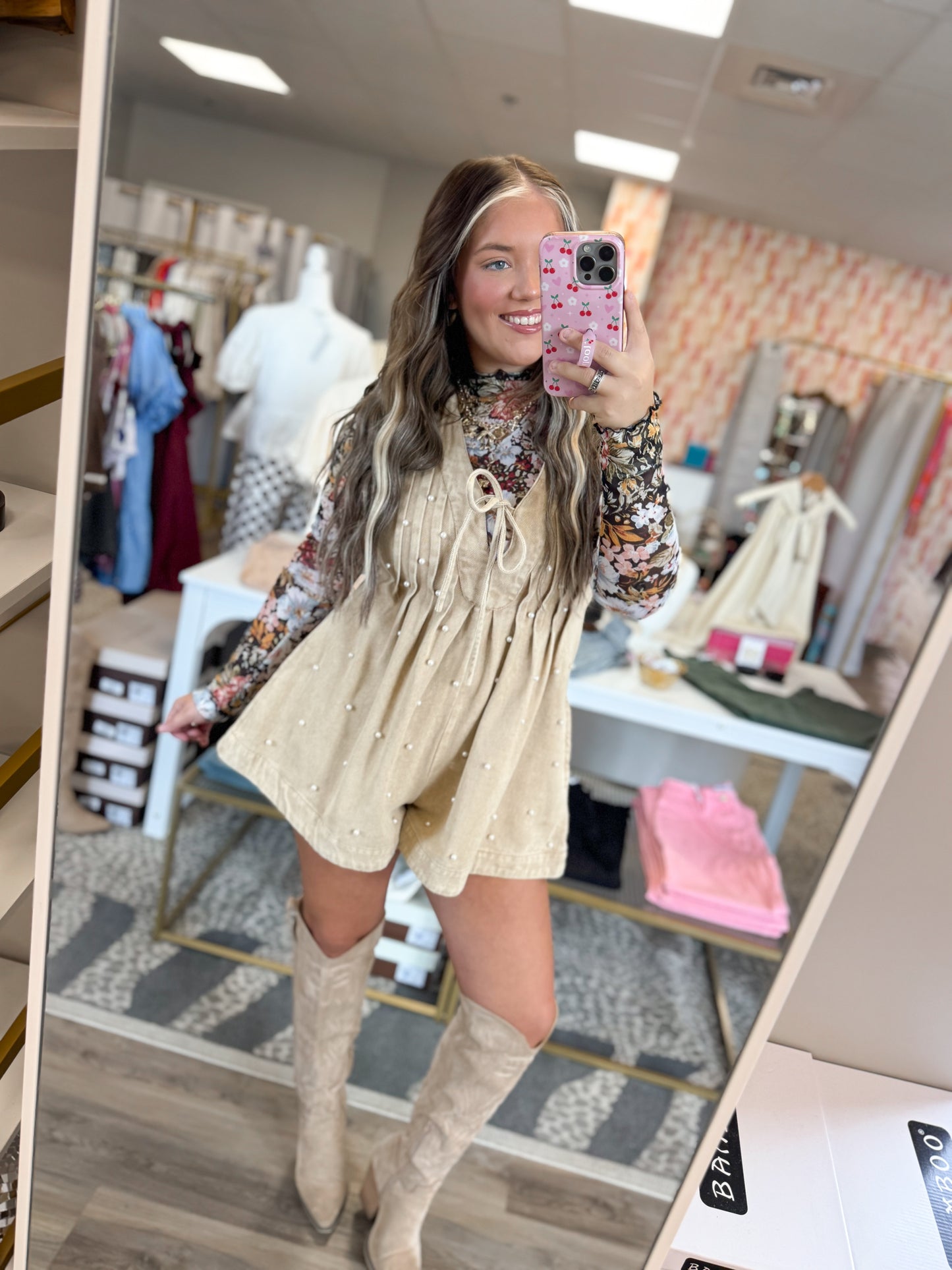 Pearly Girl Romper