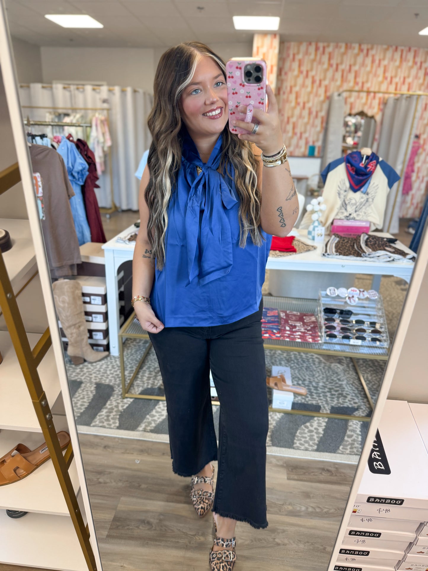 Luxe Top- Royal Blue