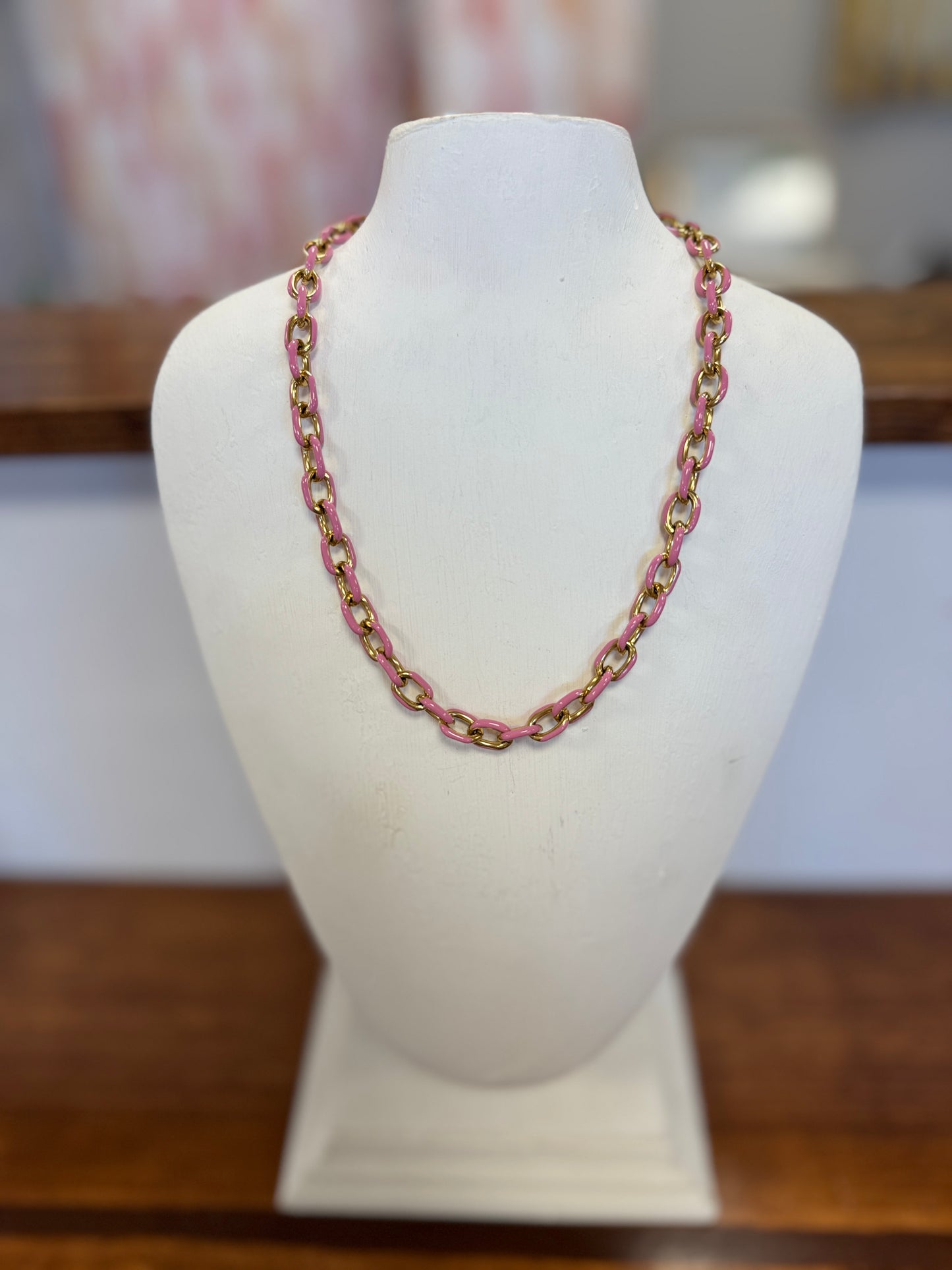 FC Gold/Pink Layering Necklace