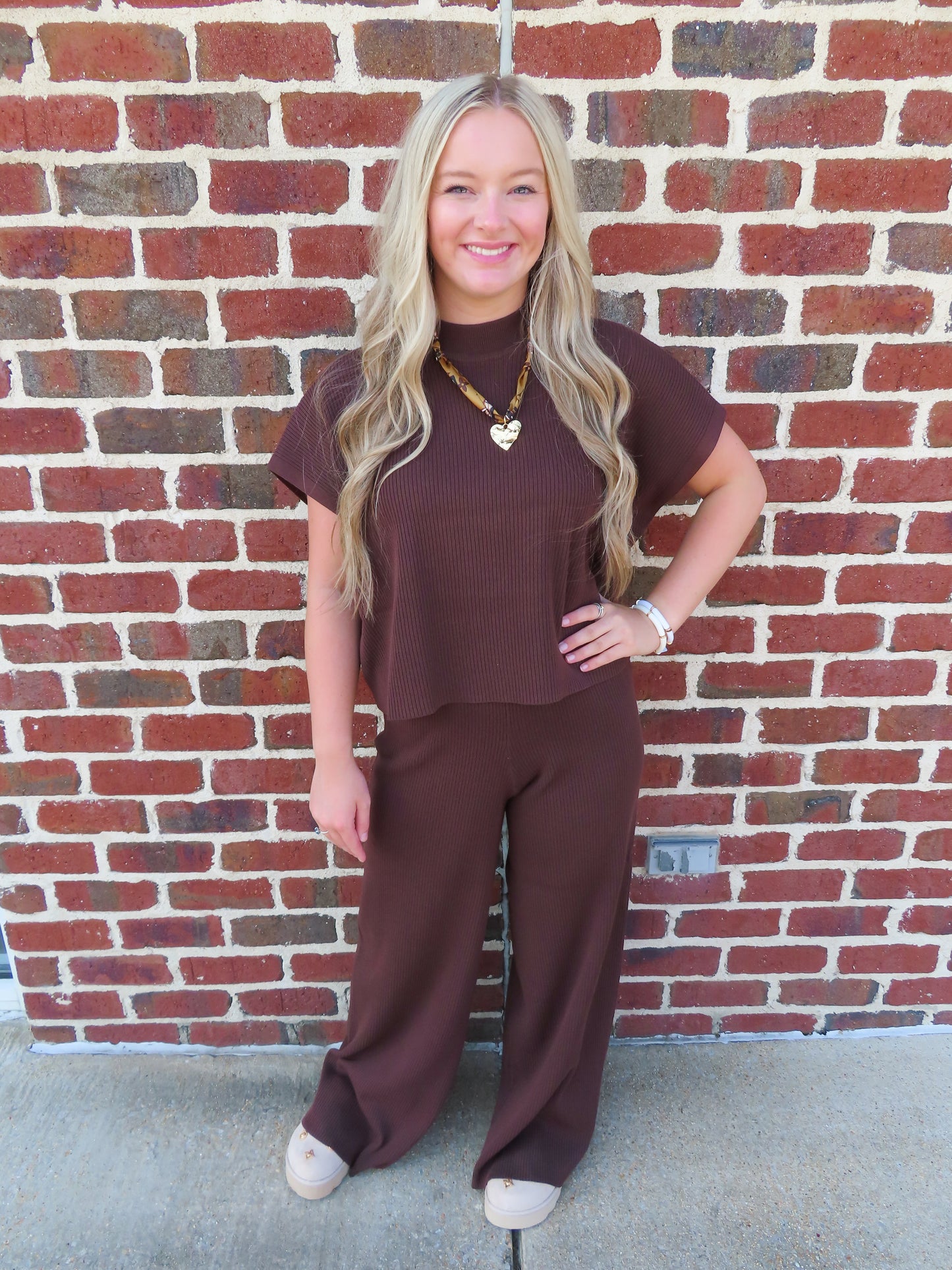 Courtney Set- Brown