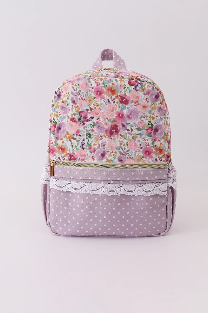 Floral Backpack- Medium