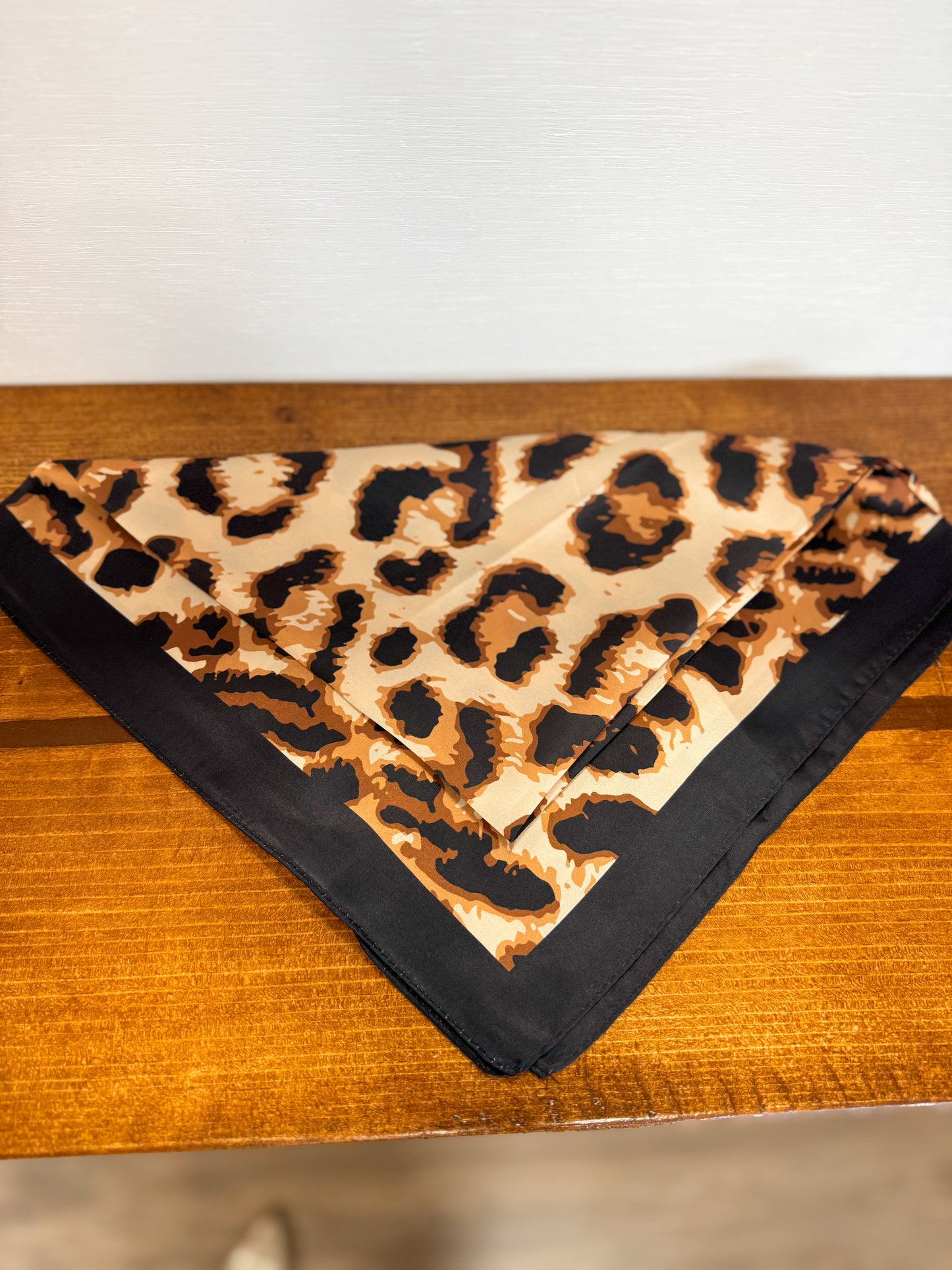 Leopard Bandana Scarf