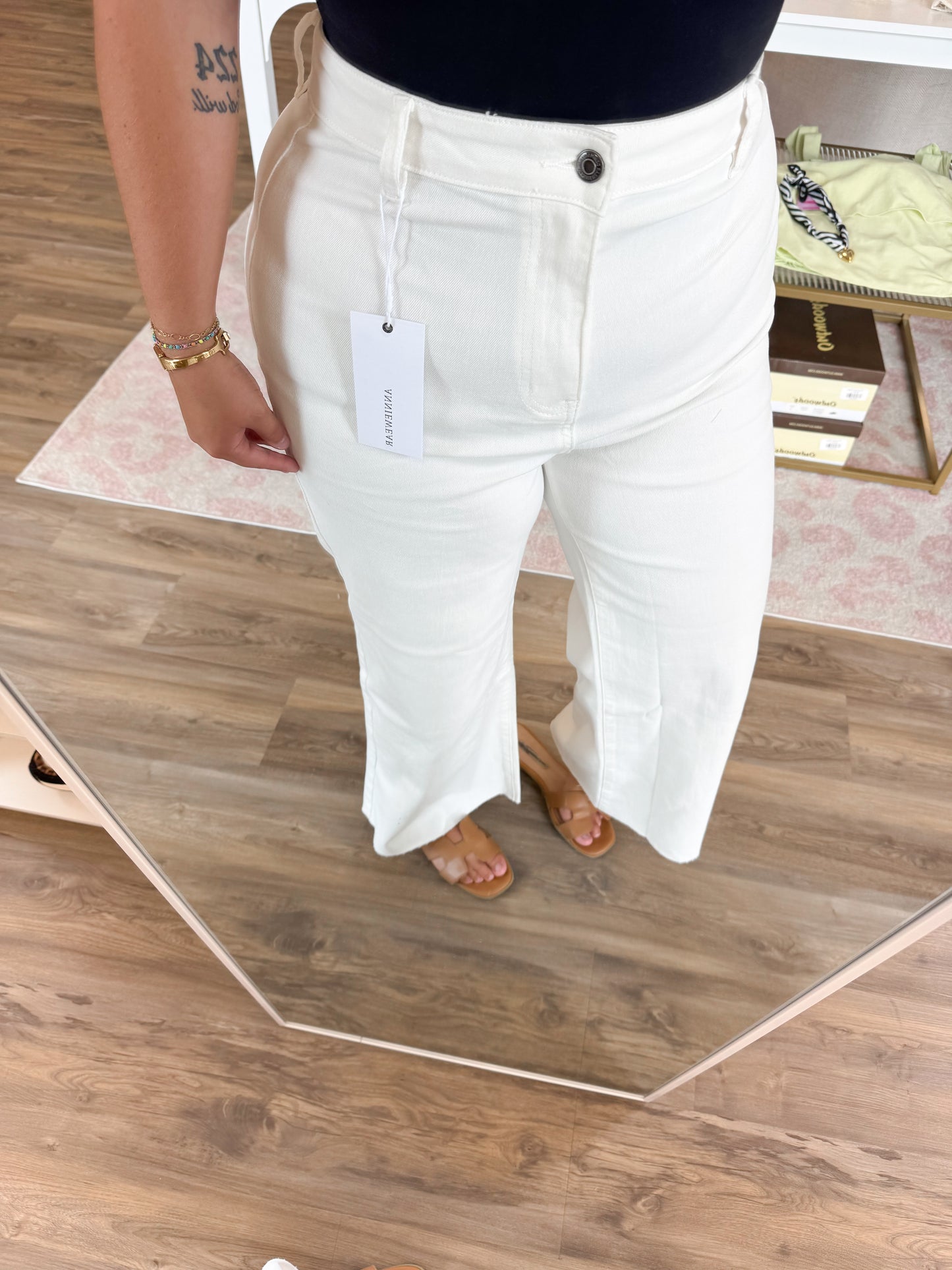 Rubi Denim Jeans- White