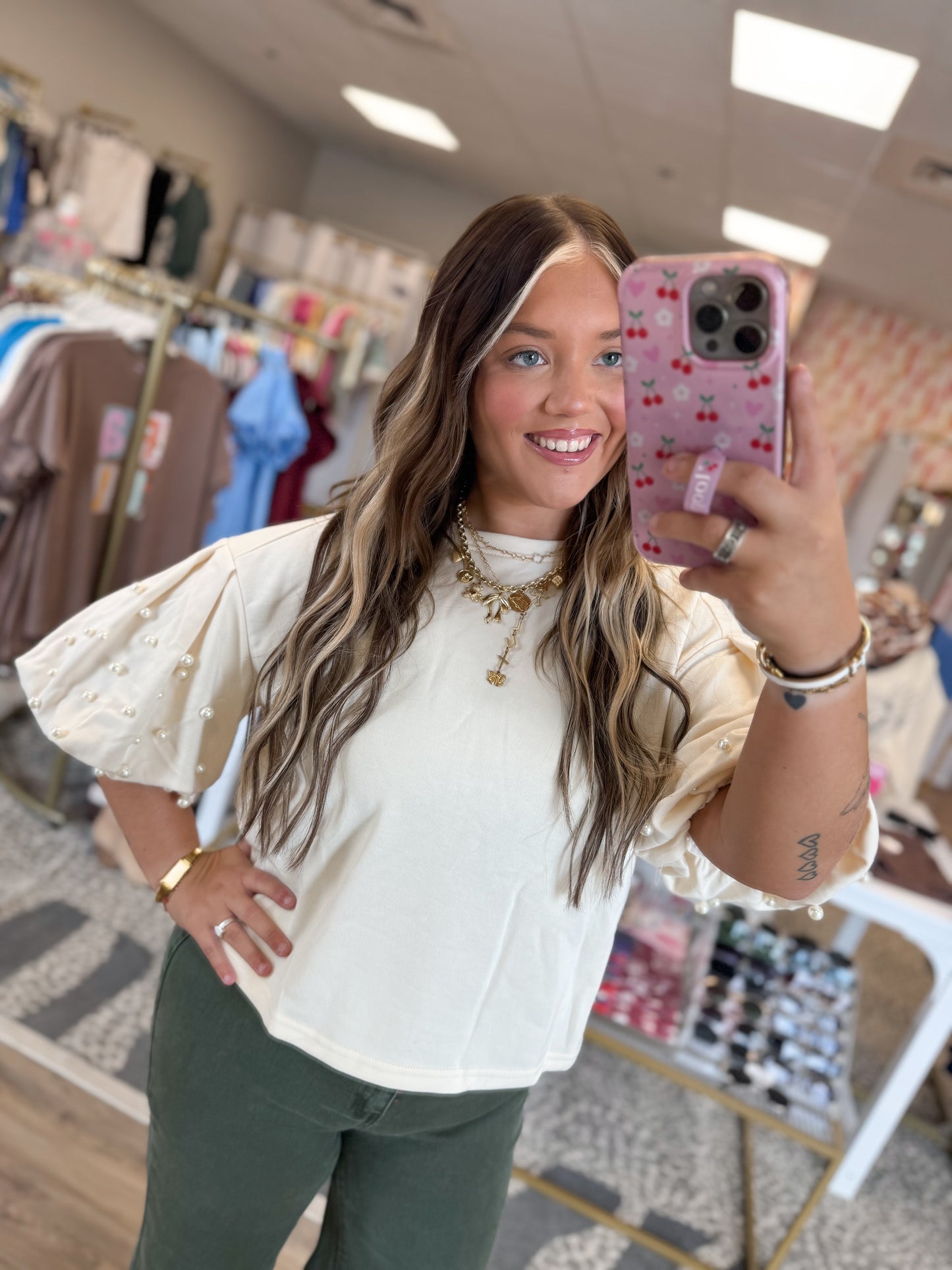 Pearly Girl Top