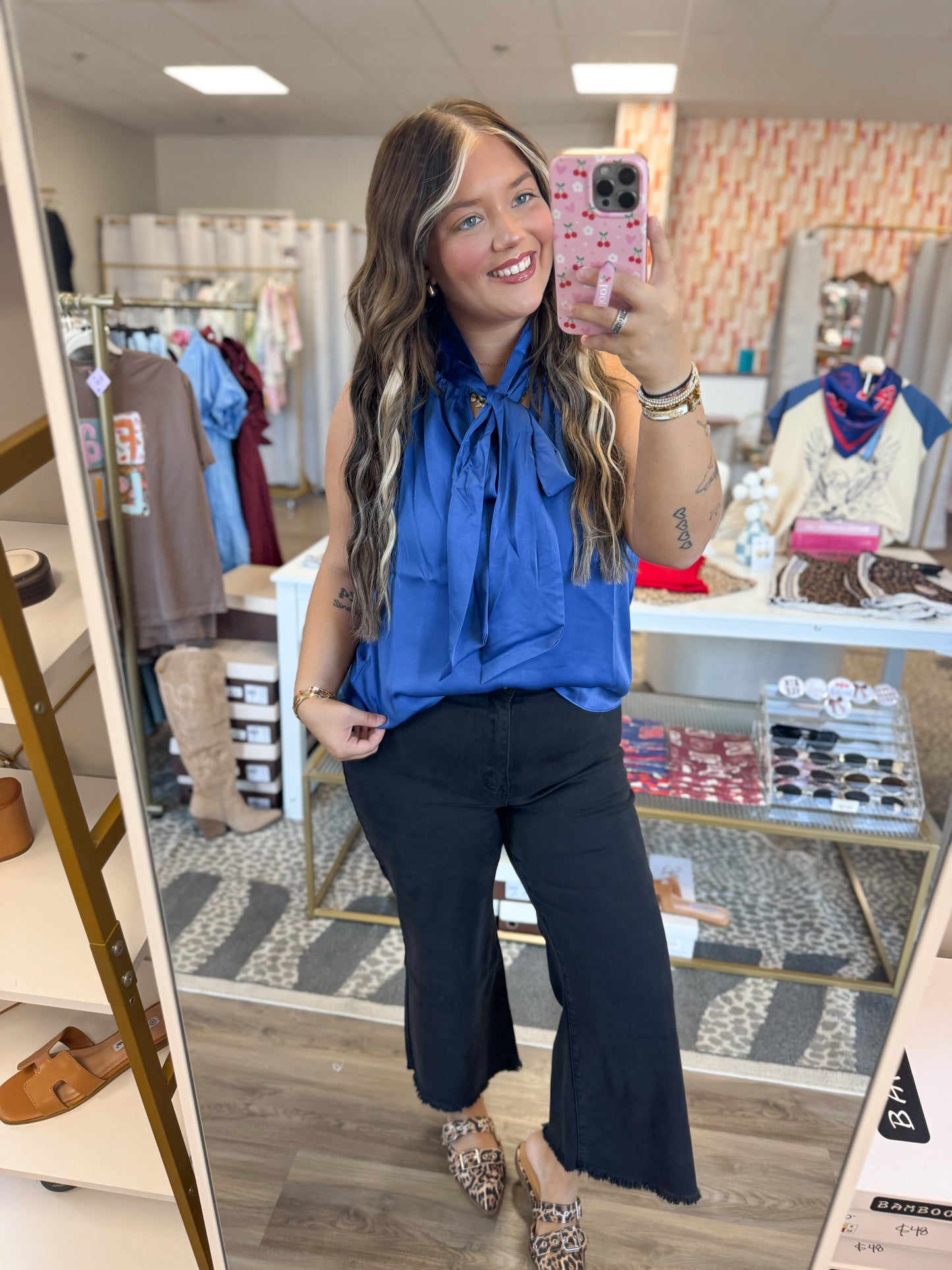 Luxe Top- Royal Blue