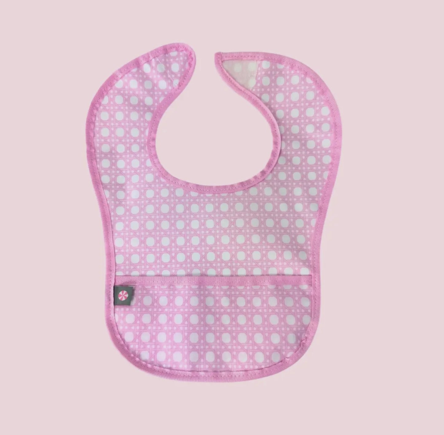 Pink Bungalow Glossy Bib