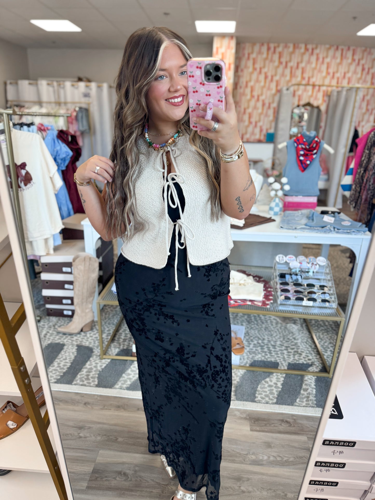 Francis Maxi Skirt- Black