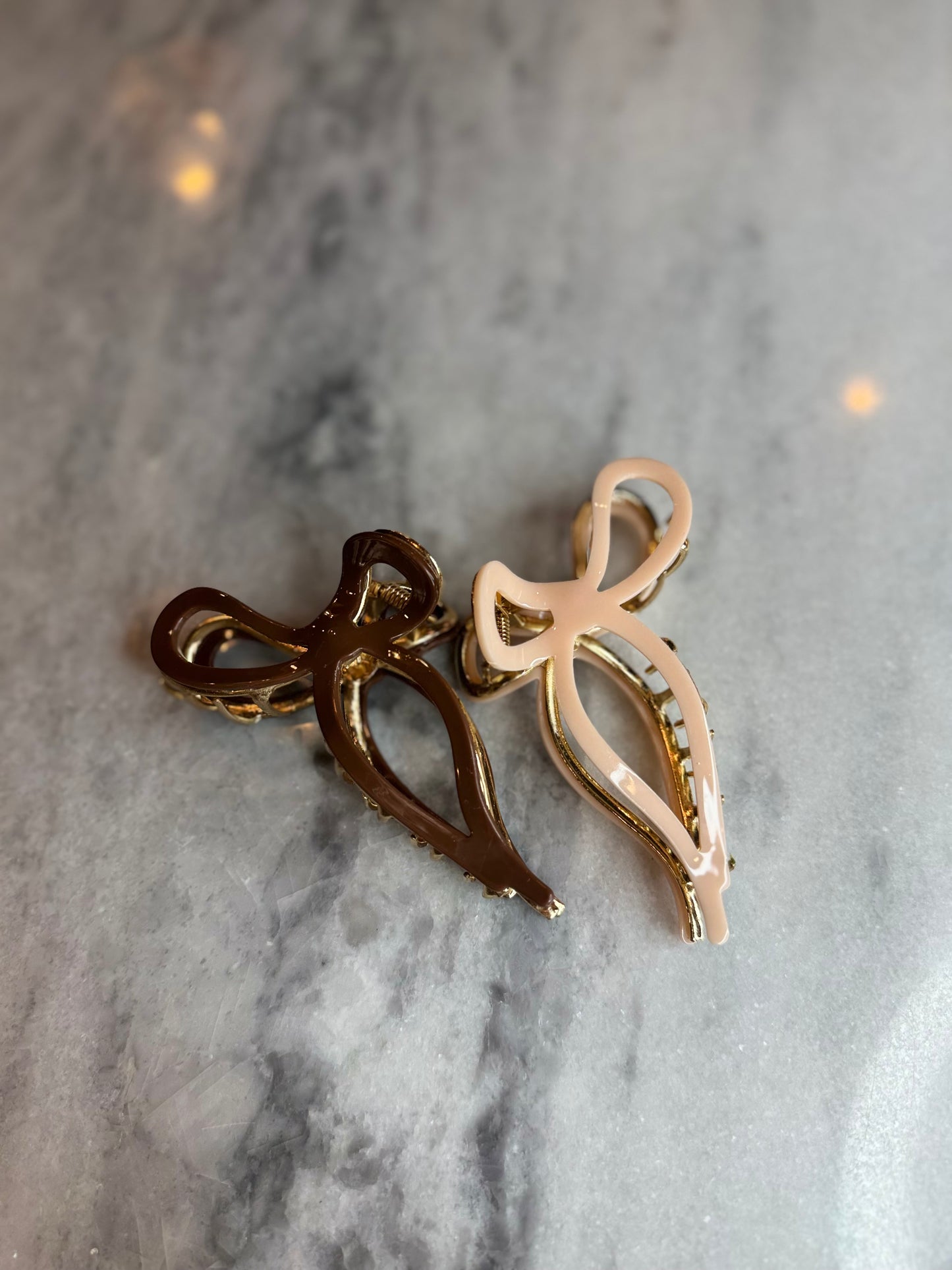 Colored Bow Hair Clip (2 Colors)