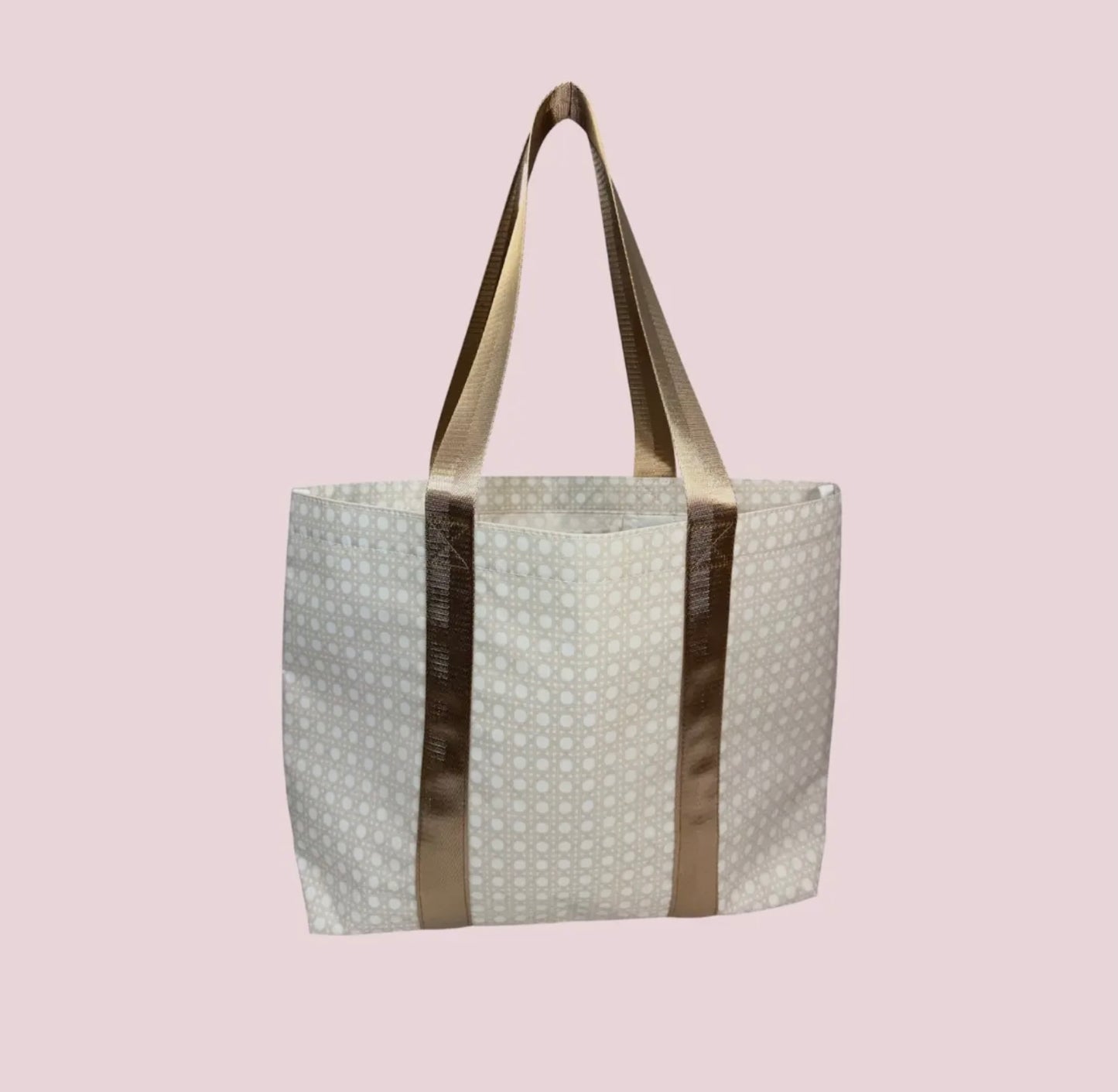 Champagne Bungalow Glossy Tote