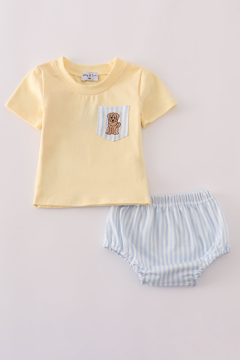 Yellow Puppy Set- Boy