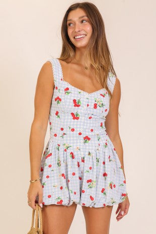 Cherry Days Romper