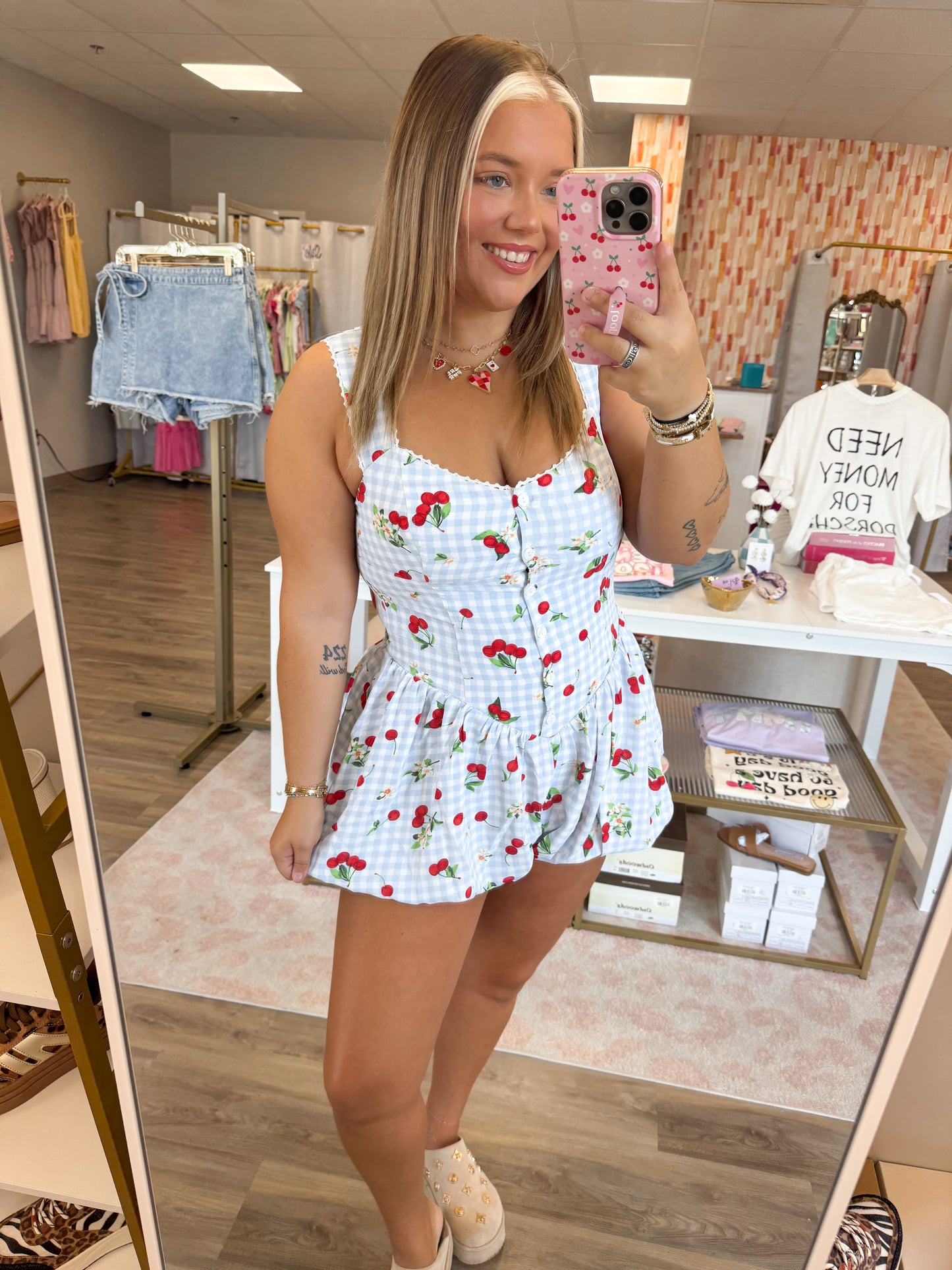 Cherry Days Romper