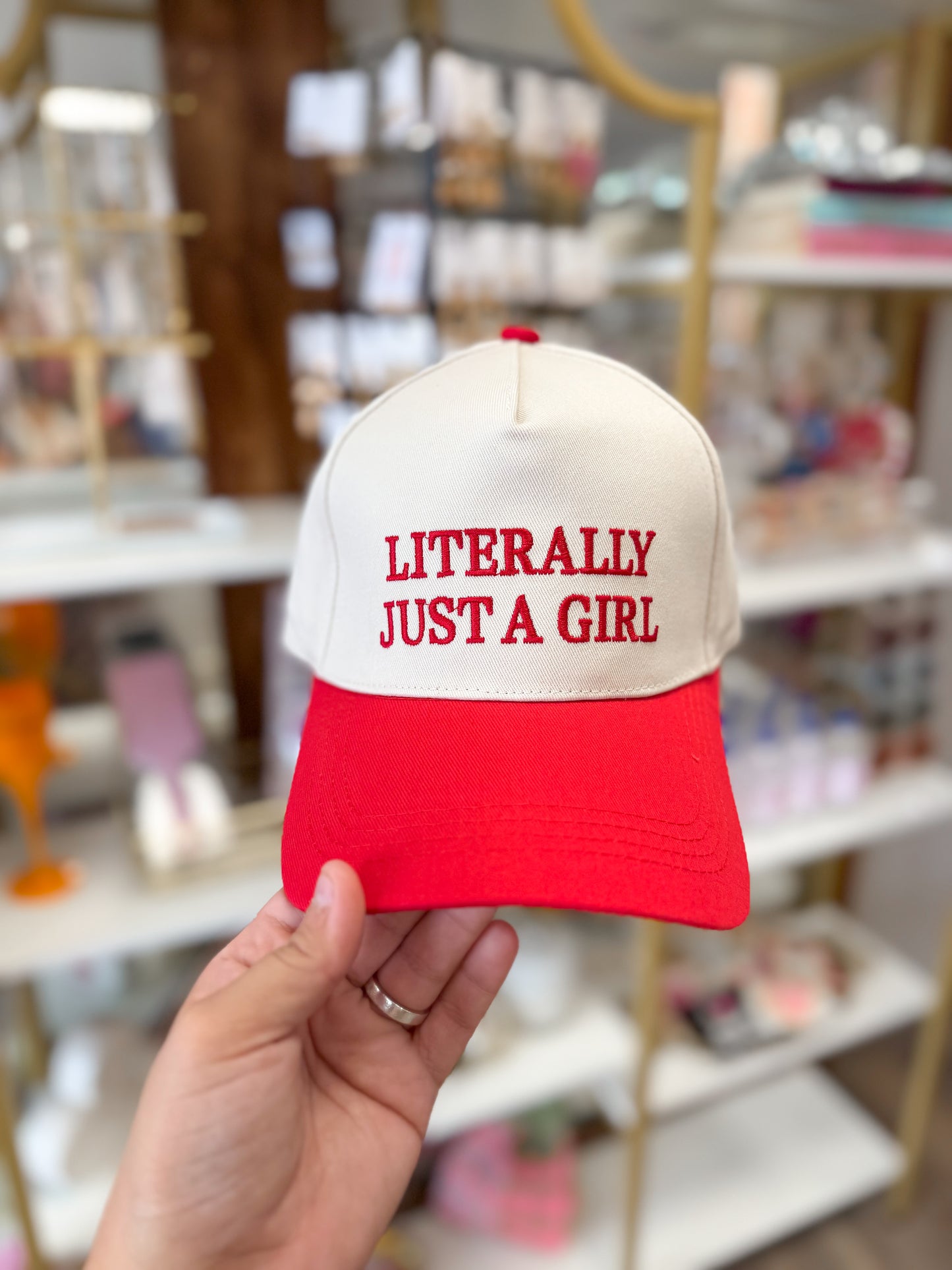 Literally Just A Girl Hat
