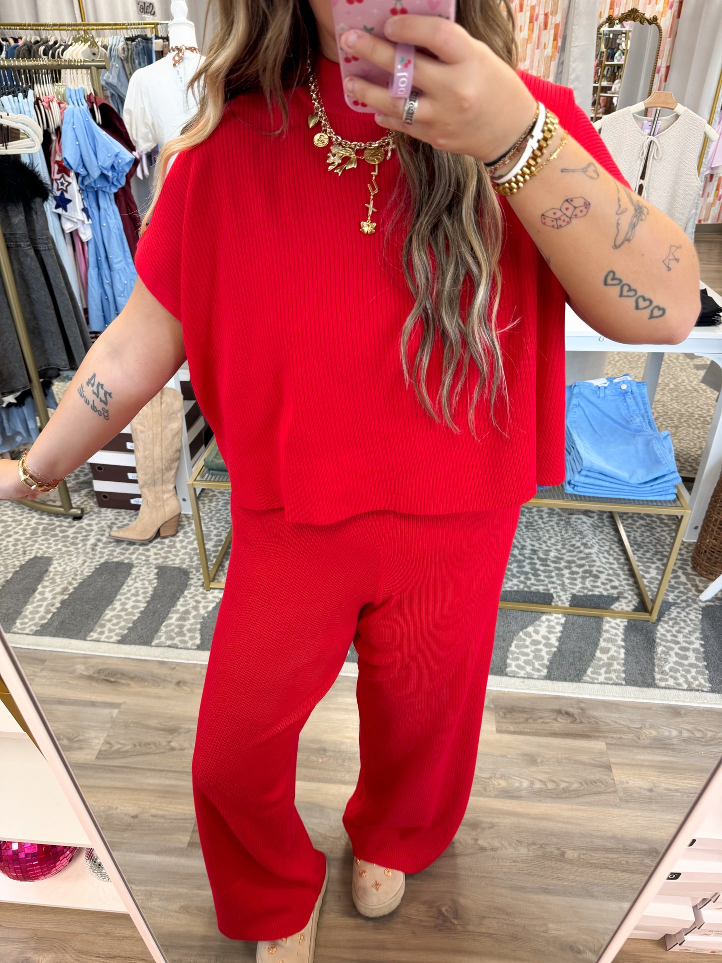 Courtney Set- Red