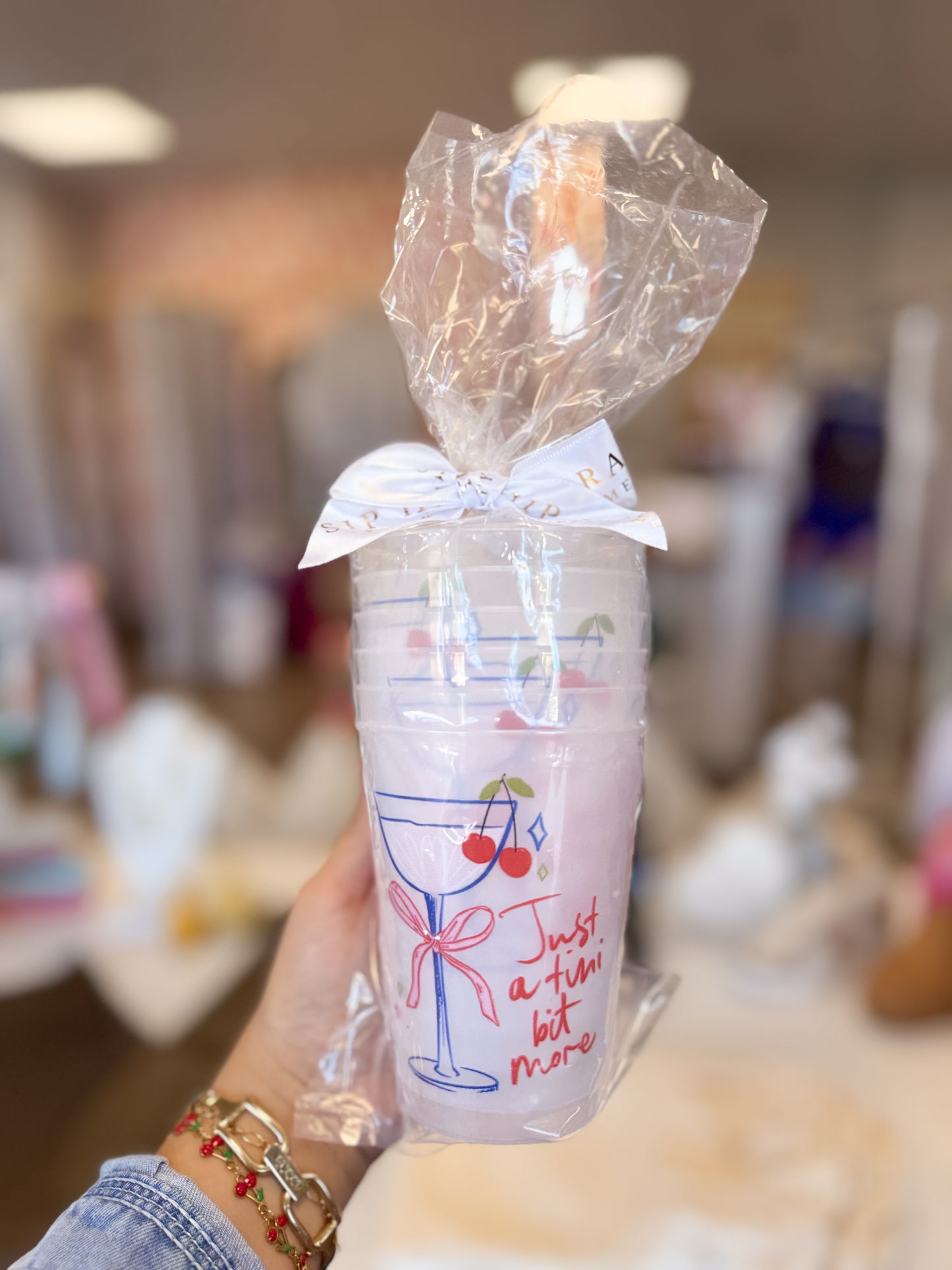 ‘Just A Tini Bit More’ Cup Set