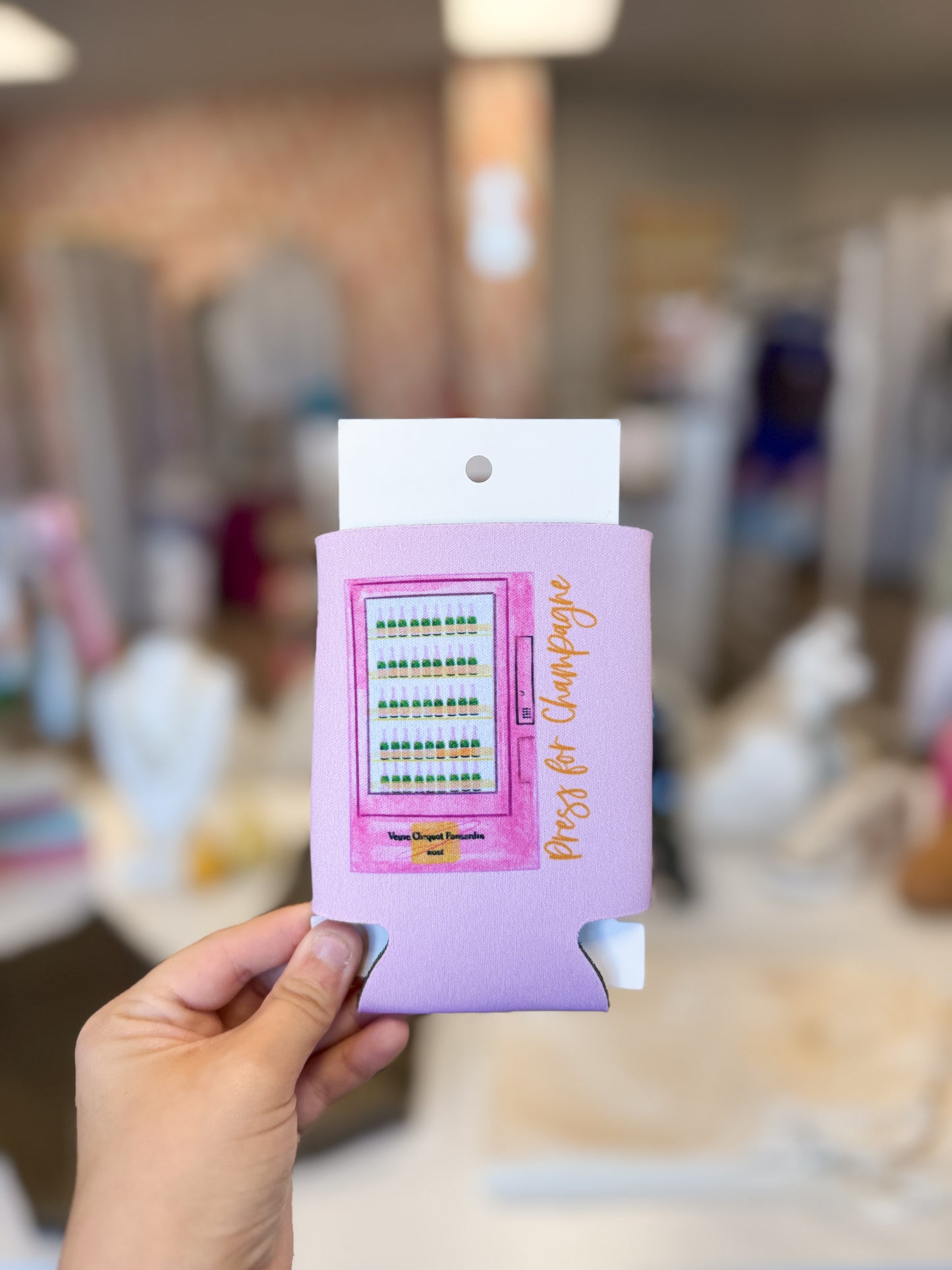 ‘Press For Champagne’ Koozie