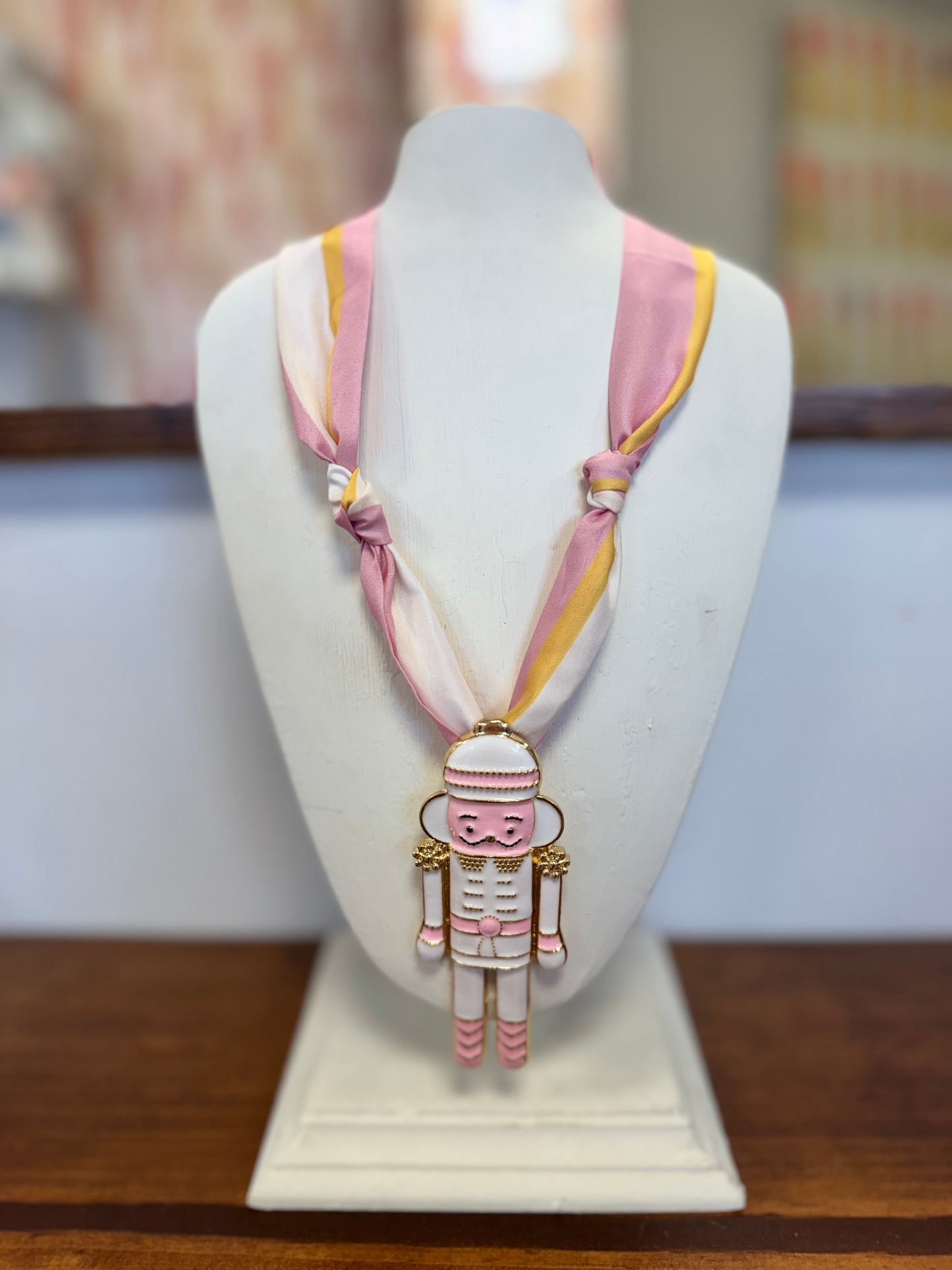 Christmas Scarf Necklace #3