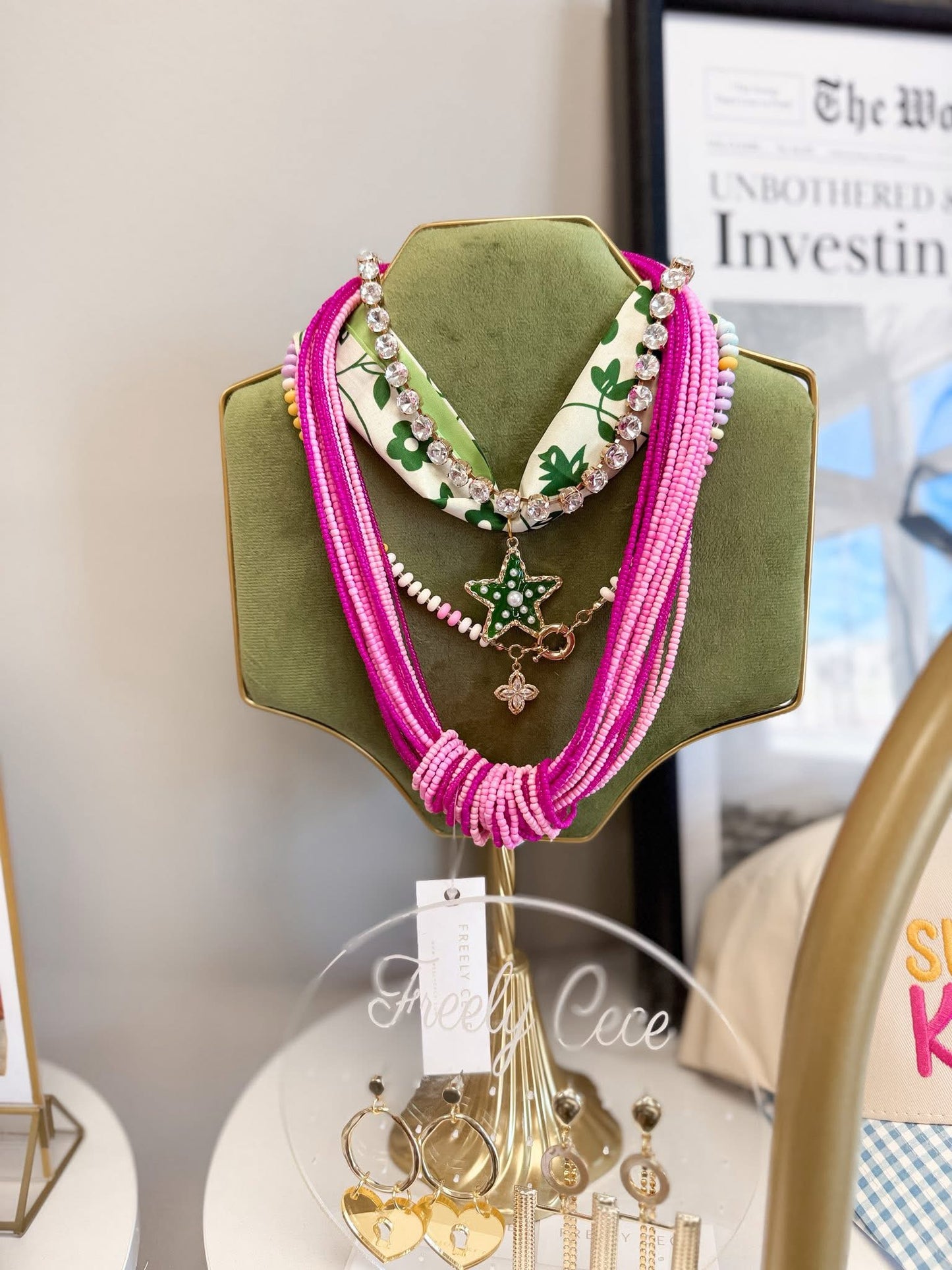 Scarf Necklace #154