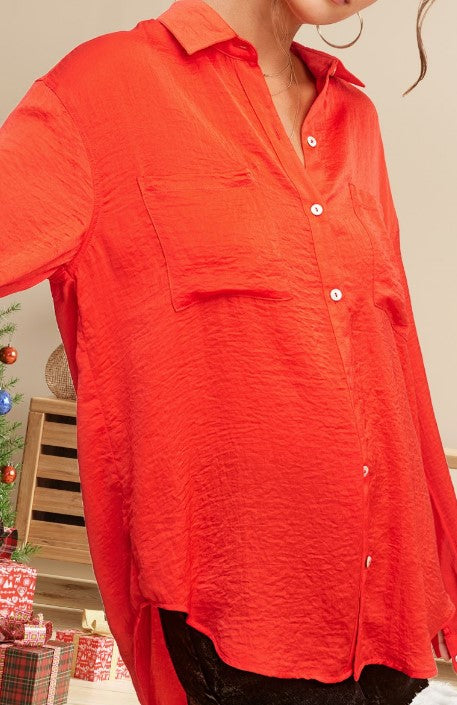 Alexa Top- Tomato Red