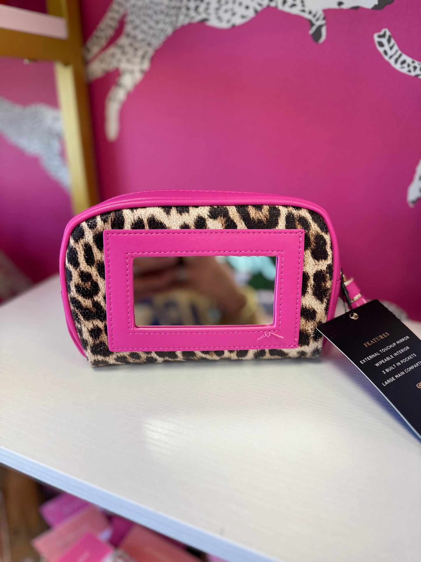 Glam Makeup Case- Fierce Leopard