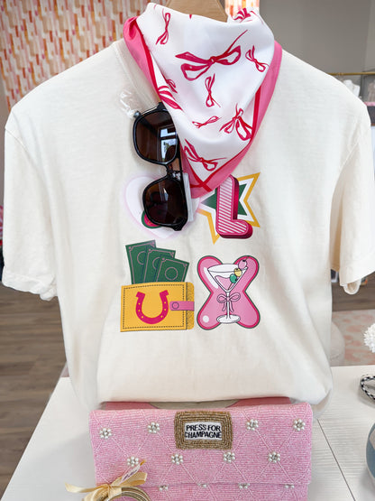 A LUX Cropped Boxy Logo Tshirt