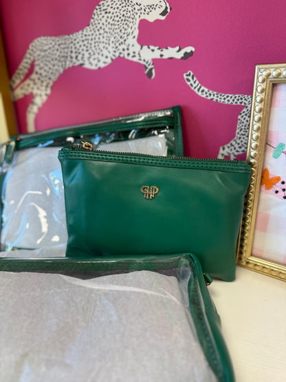Toiletry Case- Emerald Velvet