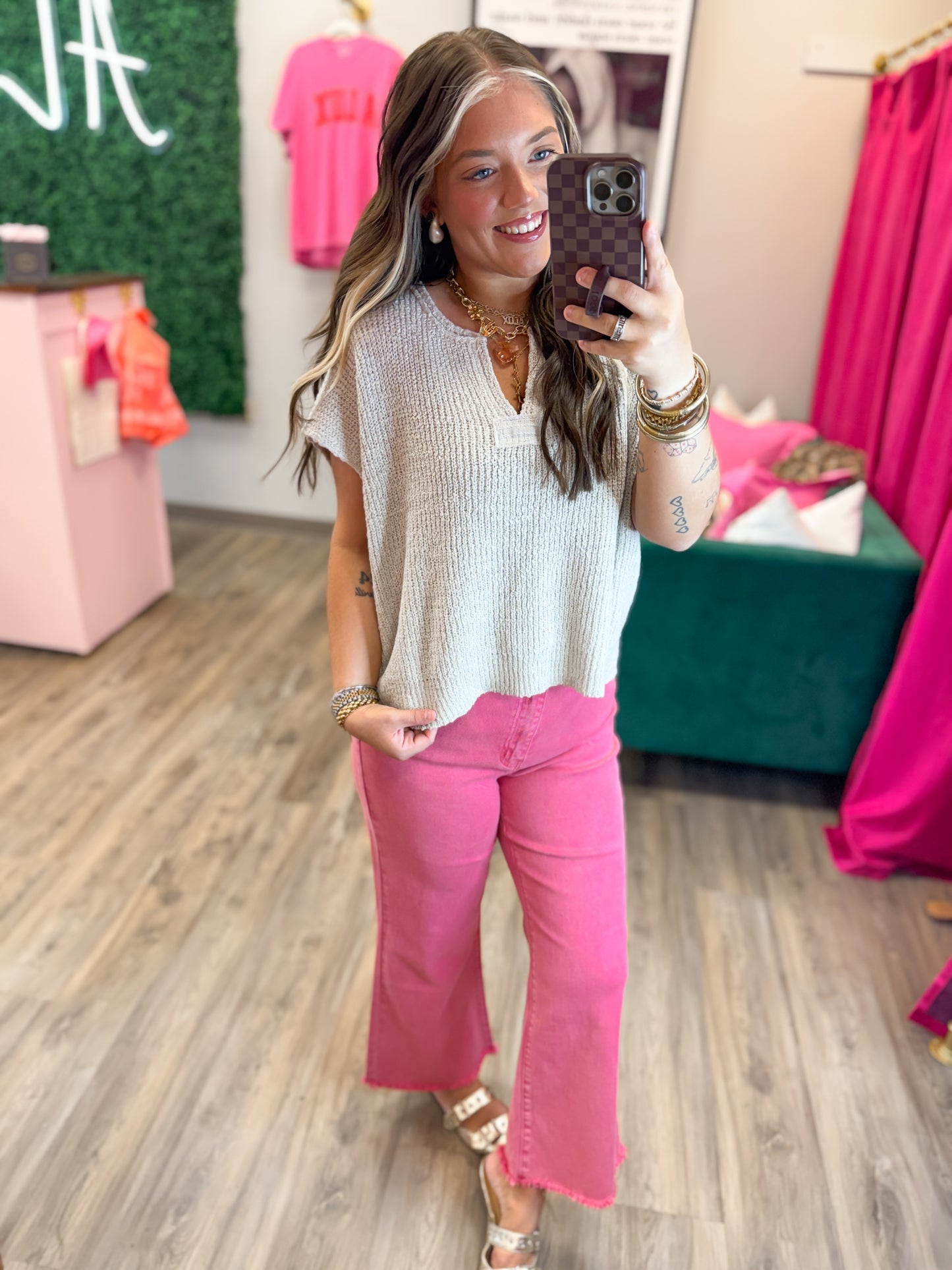 McCoy Jeans- Fuchsia