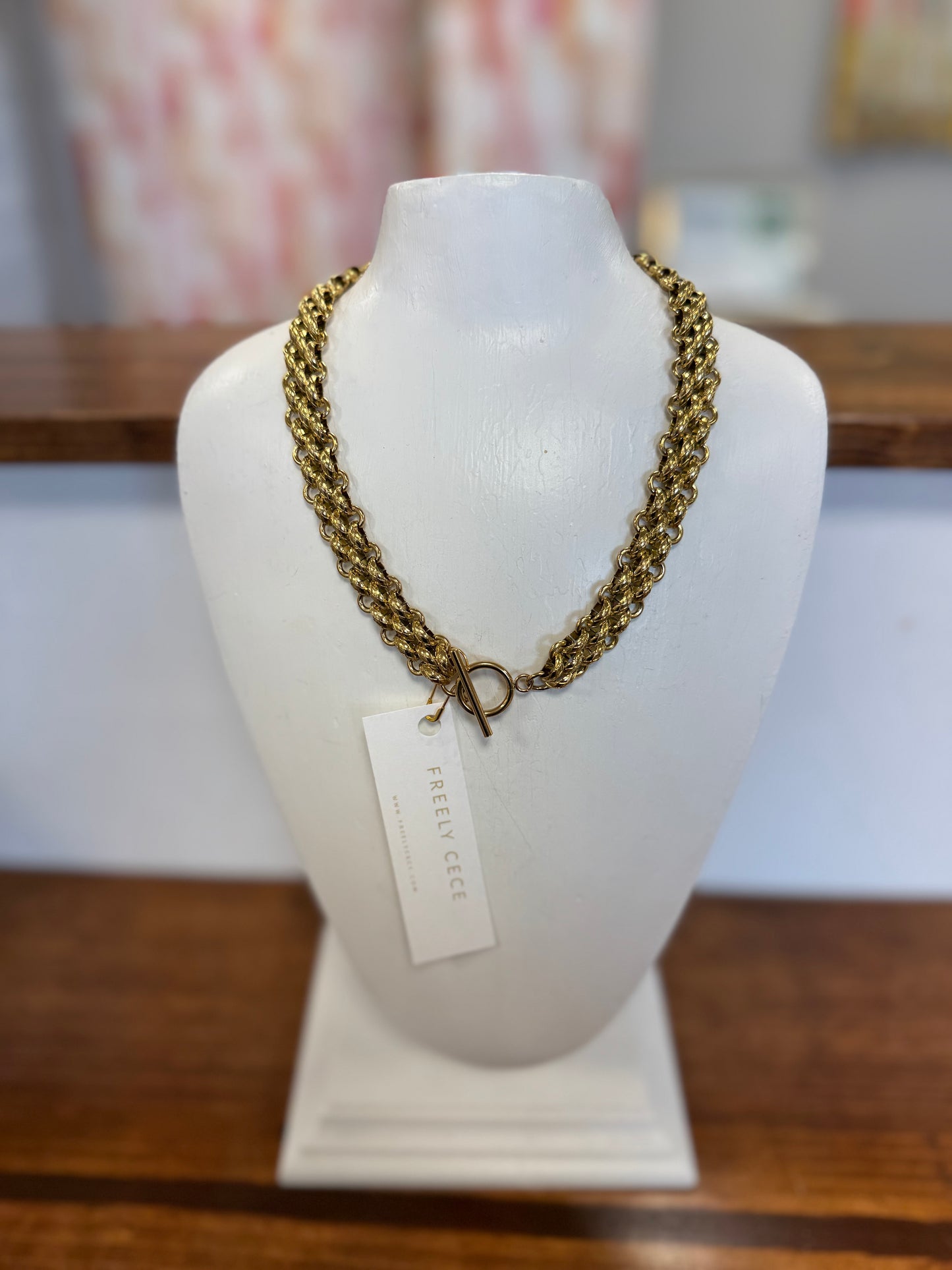 FC Gold Layering Necklace #2