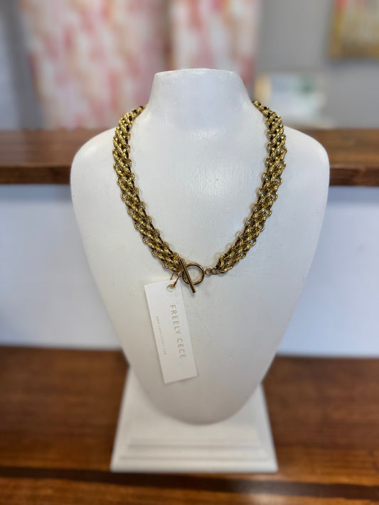 FC Gold Layering Necklace #2