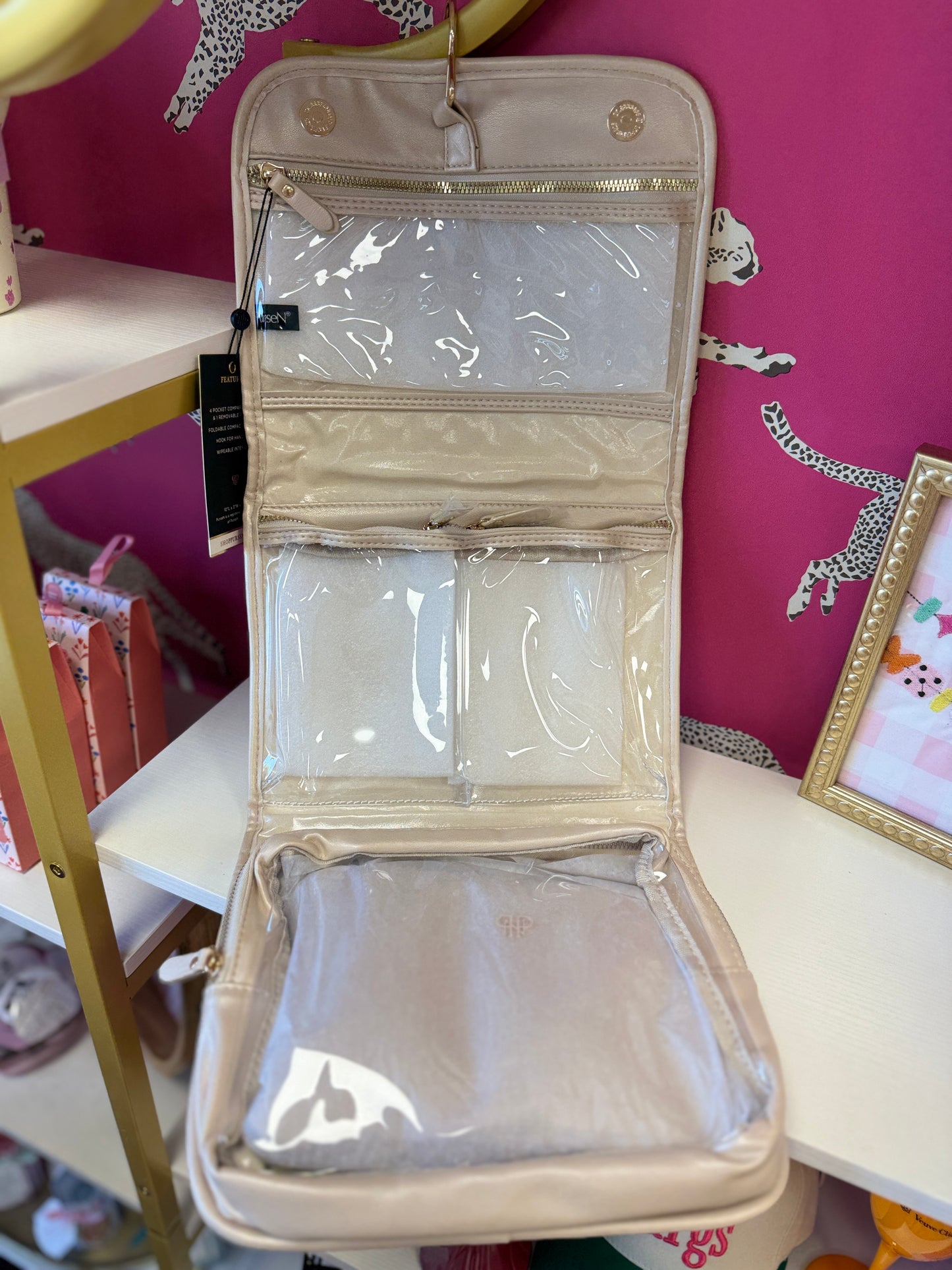 Toiletry Case- Pearl Quilted