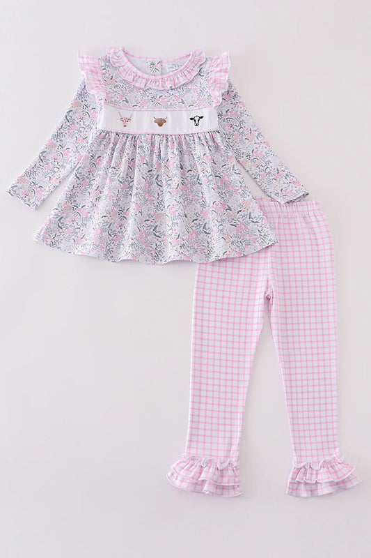 Floral Cow Set