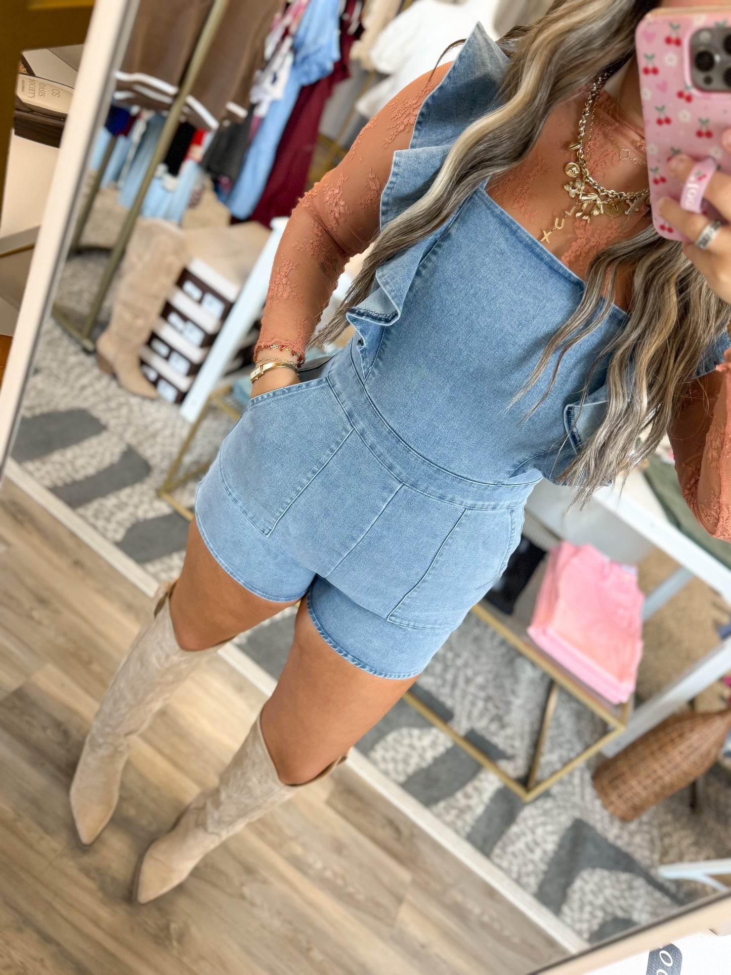 Denim Days Romper