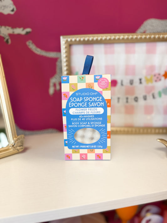 Checkered Soap Sponge