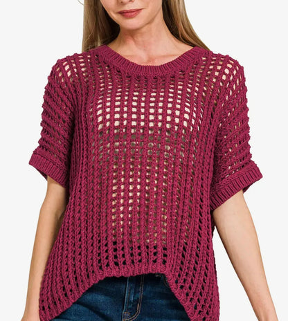 Aria Top (Maroon)
