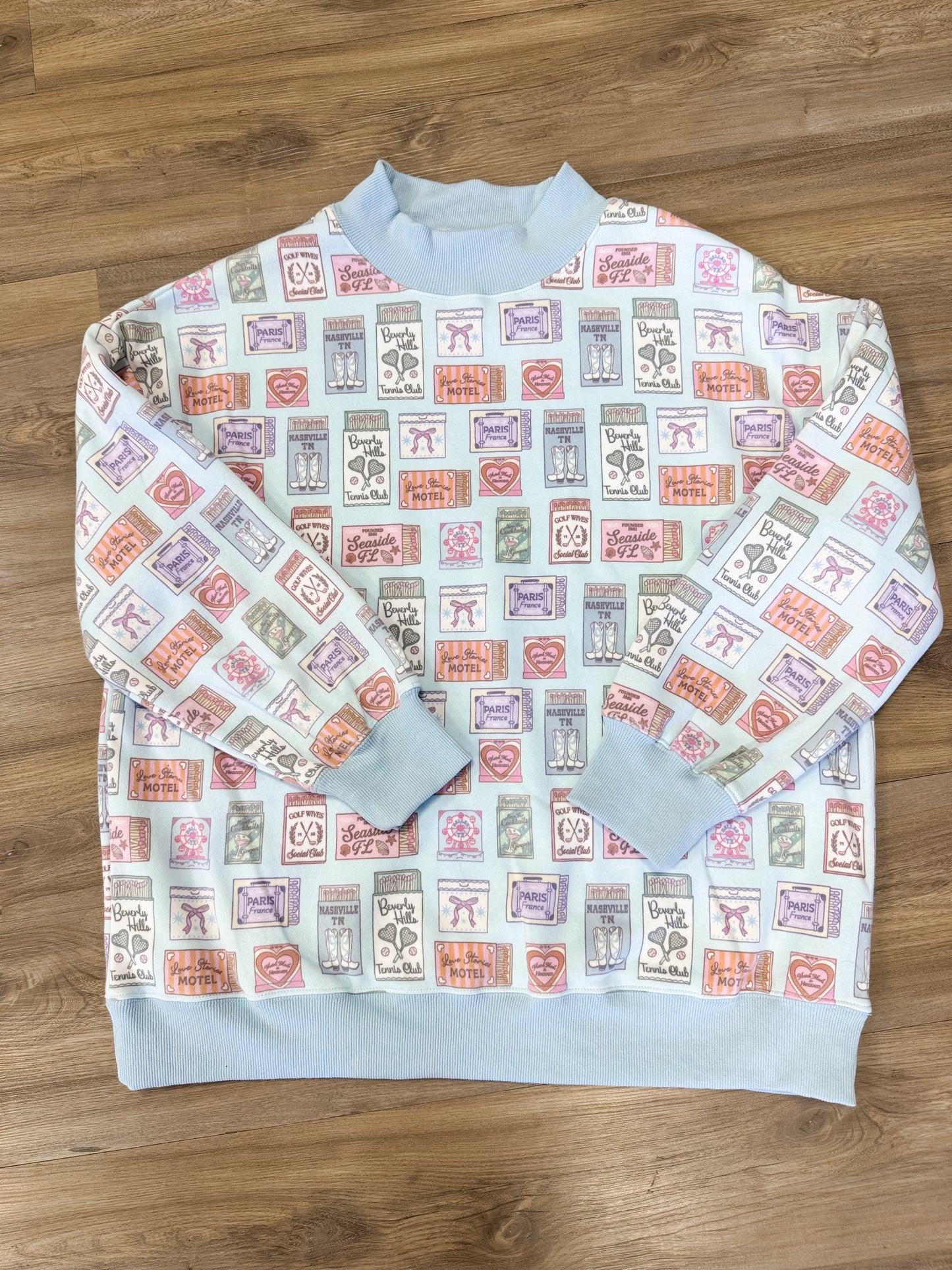 Matchbook of Love Mockneck