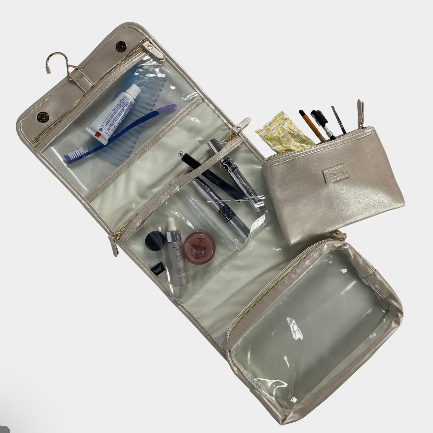 Toiletry Case- Pearl Quilted