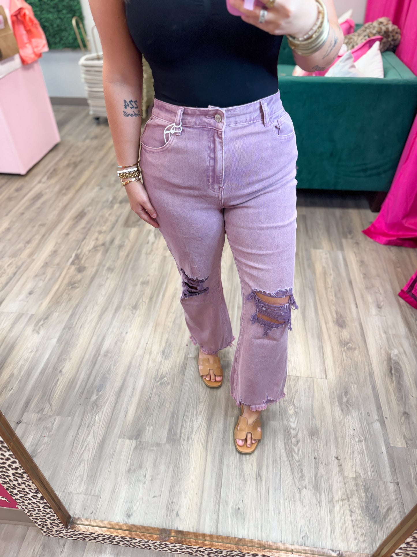 Demi Jeans- Violet