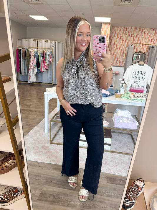Luxe Top- Dotted