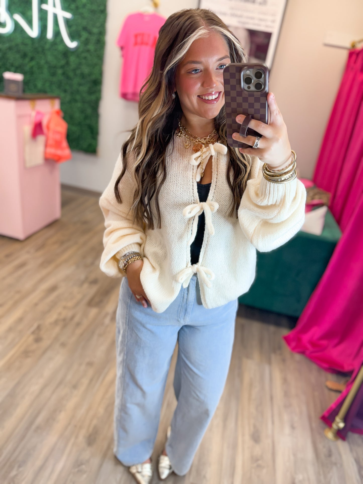 Penelope Cardigan- Beige