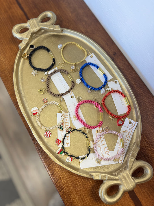 FC Cord Charm Bracelet- 9 Colors