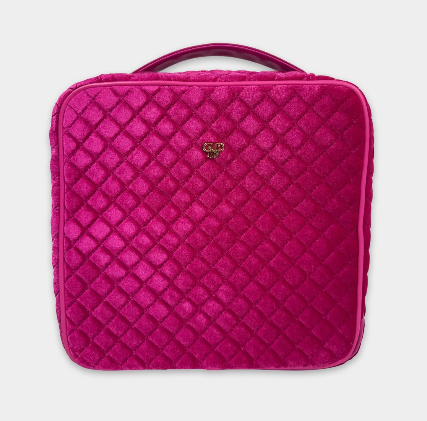 Mini Diva Makeup Case- Pink Velvet
