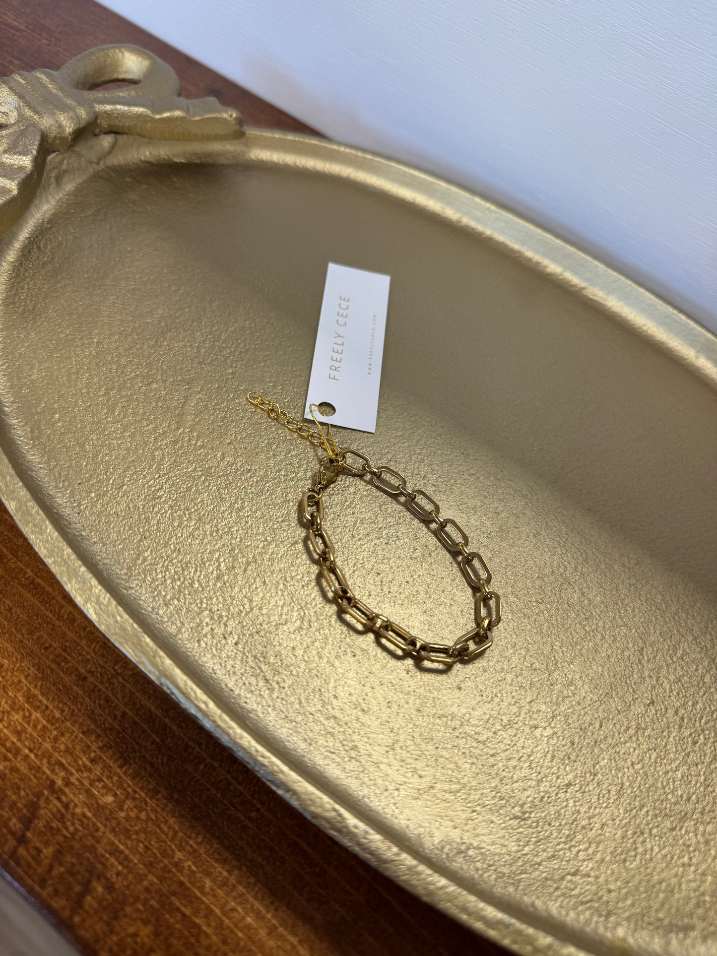 FC Gold Chunky Chain Bracelet