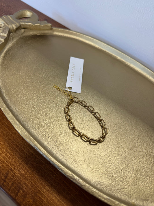 FC Gold Chunky Chain Bracelet