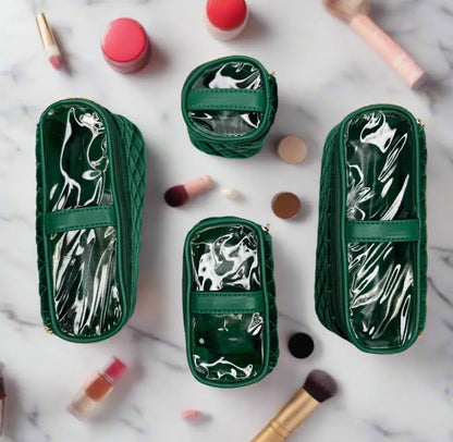 Mini Diva Makeup Case- Emerald Velvet