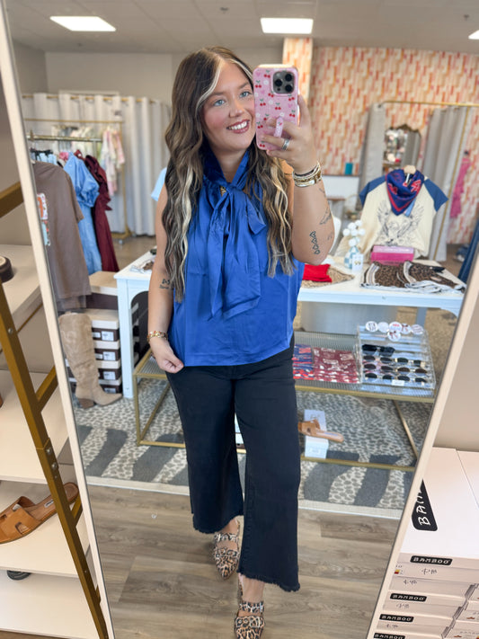 Luxe Top- Royal Blue