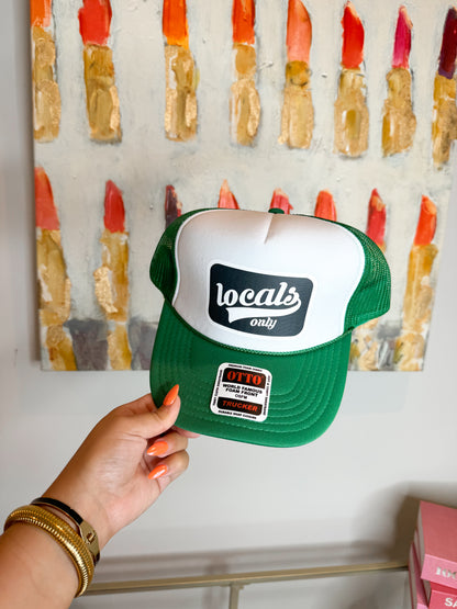 Locals Only Trucker Hat- (2 Colors)